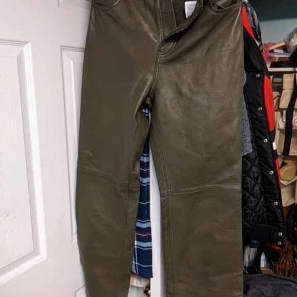 REAL LEATHER ZARA pants - Picture 3 of 15
